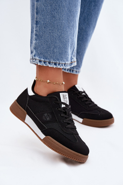 Sneakers Stilvollllschuhe Feminin Big Star TT274909 schZuarze Farbe