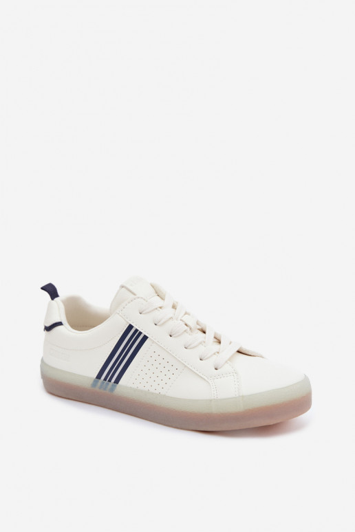 Eko Haut Sneakers Stilvollllschuhe Feminin Big Star TT274306 Zueiße Farbe