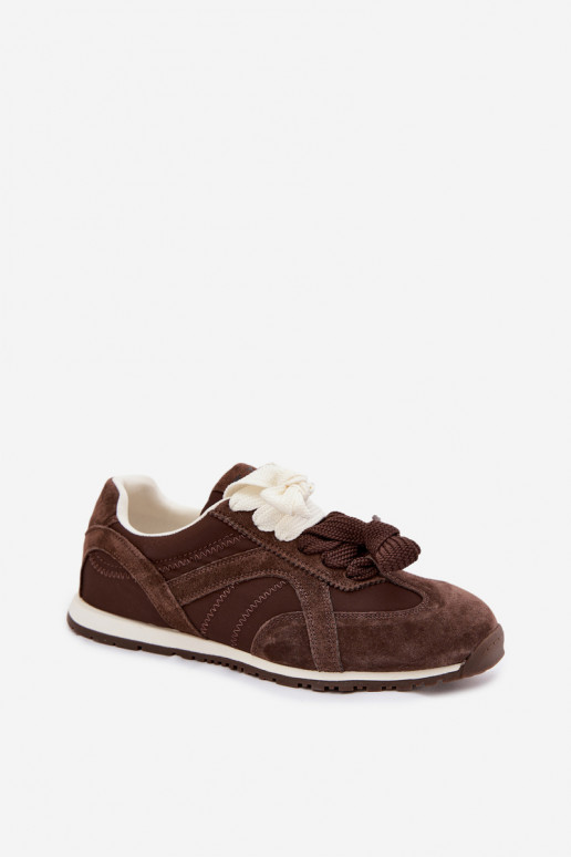 aus INildleder Sneakers Stilvollllschuhe Feminin Vinceza 86427 CzekoladoZue