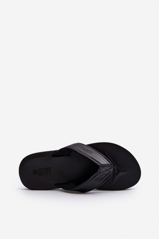 für Männer Hausschuhe Big Star LL174605 schZuarze Farbe