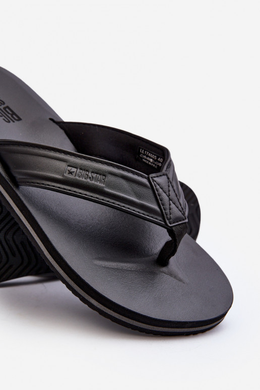 für Männer Hausschuhe Big Star LL174605 schZuarze Farbe