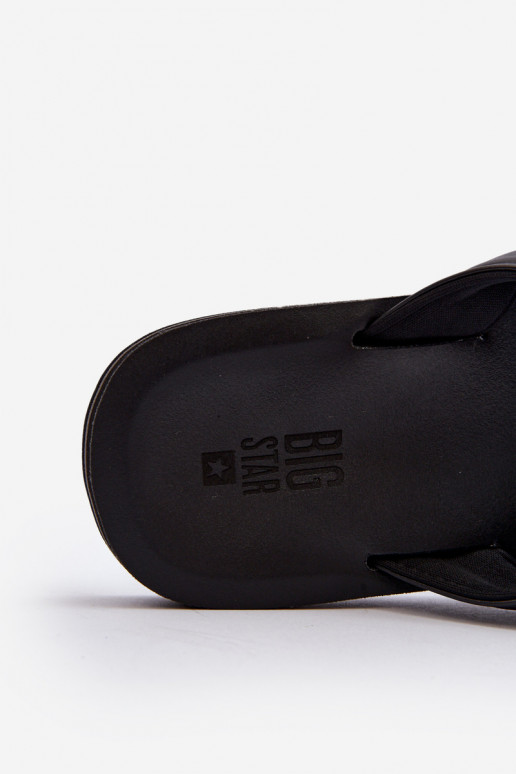 für Männer Hausschuhe Big Star LL174605 schZuarze Farbe