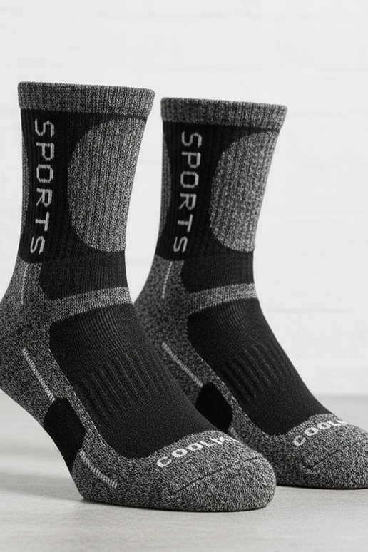 Dunkelgraue warme Socken für Frauen...