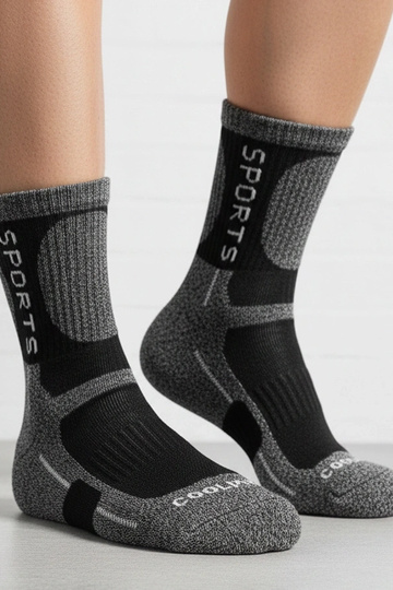 Dunkelgraue warme Socken für Frauen Siera 2