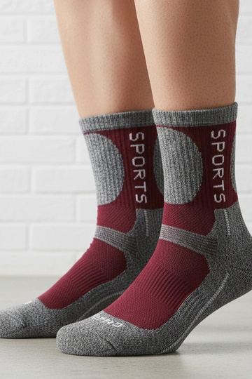Graue warme Socken mit... 2