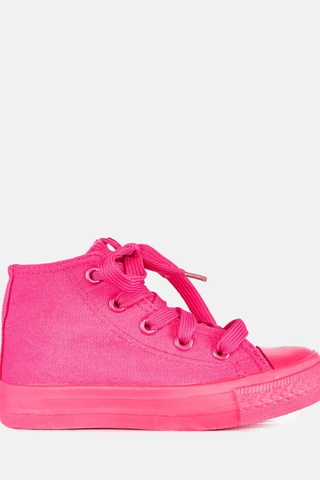 Rosa Kinder-Sneaker über dem Knöchel Laly 2