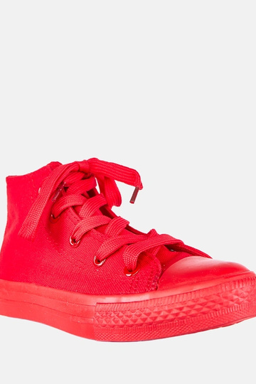 Rote Kinder-Sneaker über dem Knöchel Laly 2