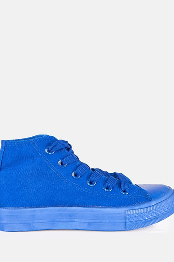 Blaue Kinder-Sneaker über dem Knöchel Jutta