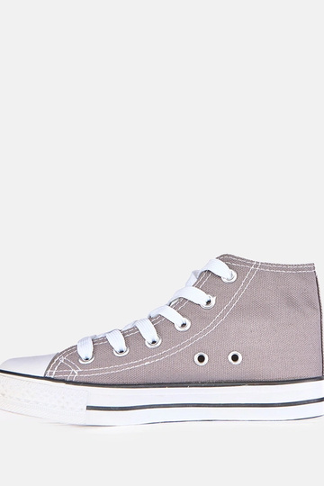 Graue Kinder-Sneaker über dem Knöchel Frenis