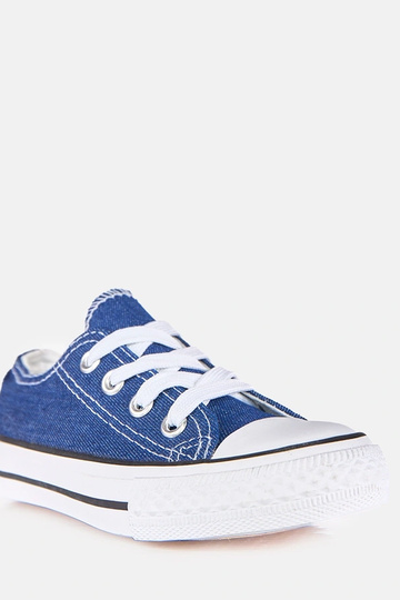 Blaue Kinder-Tief-Sneaker Lauta