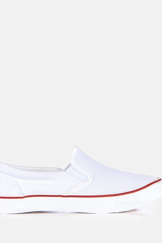 Weiße Kinder-Sneaker ohne...