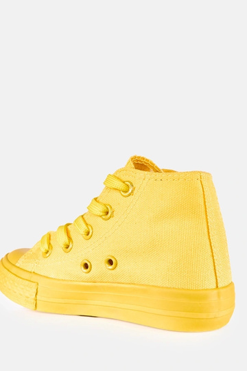 Gelbe Kinder-Sneaker hoch Laly