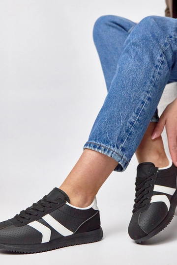 Schwarze Sportsneaker Camille 2