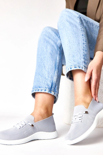 Graue Damensportsneaker Léa 2