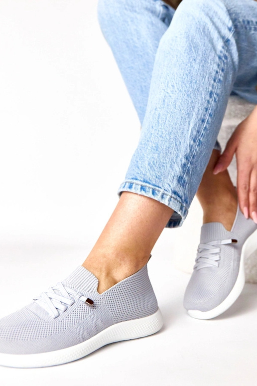 Graue Damensportsneaker Léa