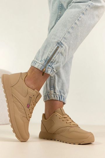 Sandfarbene Alltagssneaker... 2