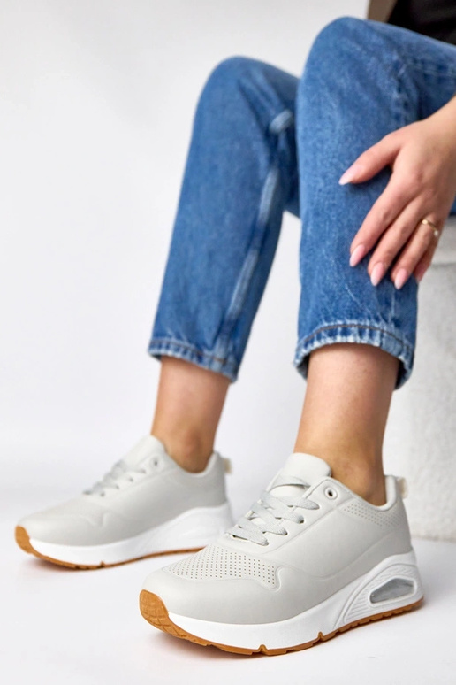 Graue Sneaker mit dicker Sohle Sylvie