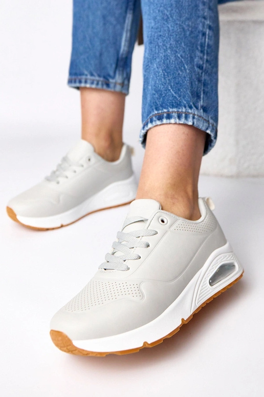 Graue Sneaker mit dicker Sohle Sylvie