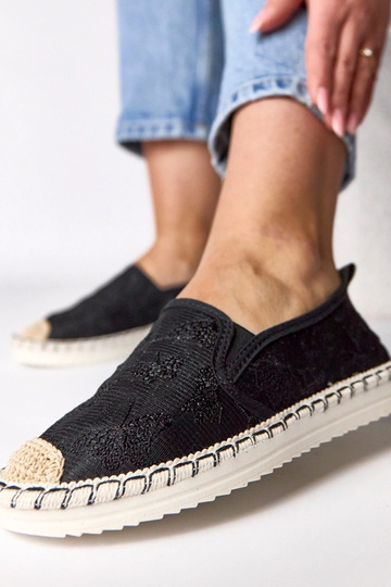 Schwarze Espadrilles mit... 2