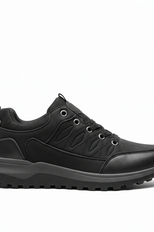 Schwarze Herren Sportschuhe Leo