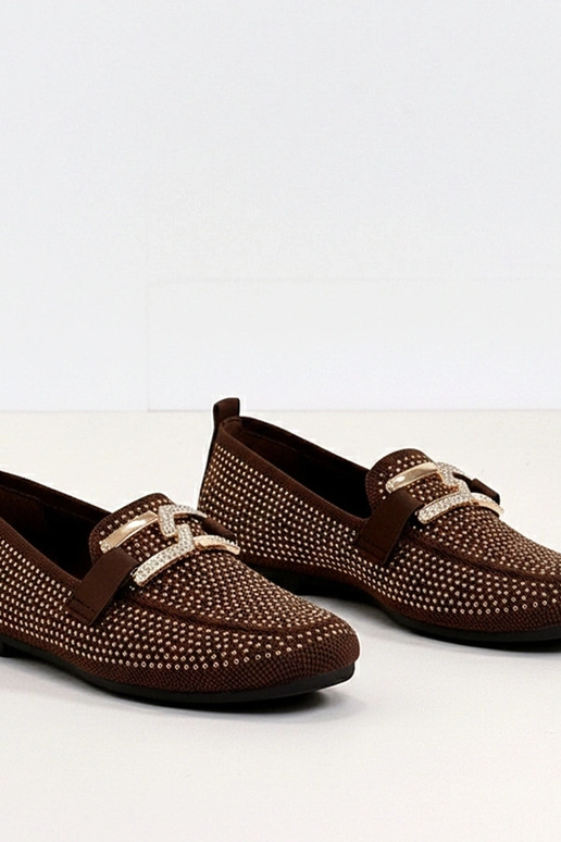 Mokassins in Schokoladenfarbe mit...