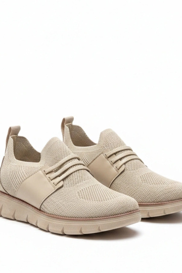 Beige Herren-Sportschuhe ohne Schnürsenkel Ethan 2