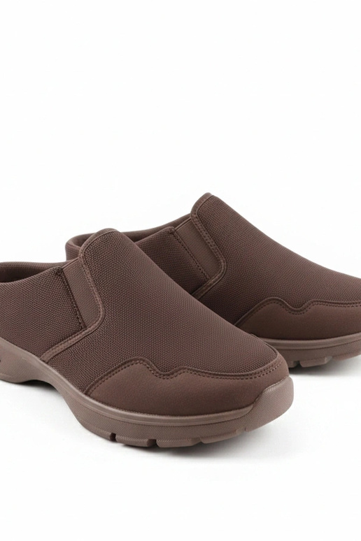 Braune Herren-Sneaker ohne...