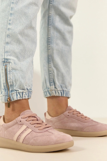 Rosa Leder-Sportschuhe Filippo 2