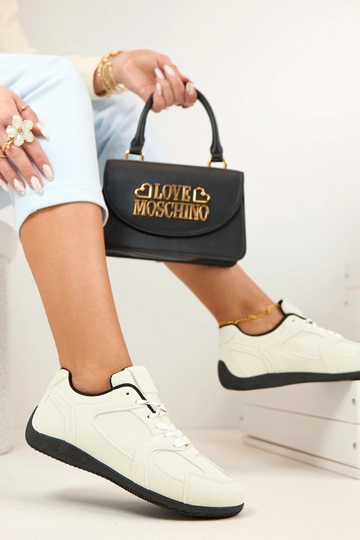 Weiße Damen Basketball-Sneaker Amaryllis