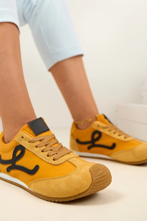 Gelbe Damen Barfuß Sportschuhe