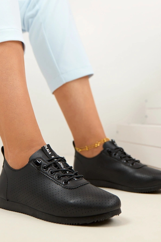 Schwarze durchbrochene leichte...