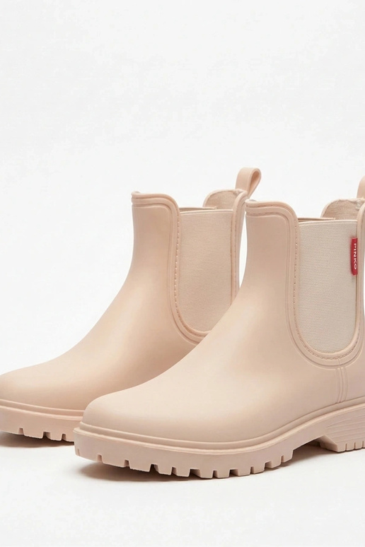 Beige Gummistiefel Alba