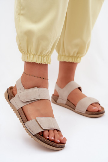 Damen-Sandalen Inblu AA000070 in sandfarben