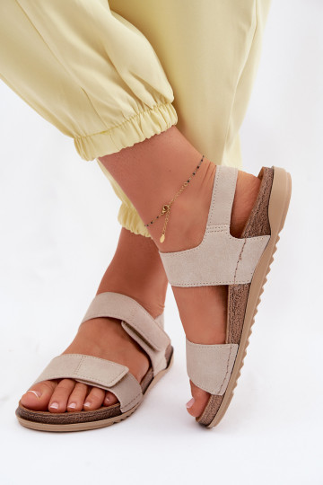 Damen-Sandalen Inblu AA000070 in sandfarben 2