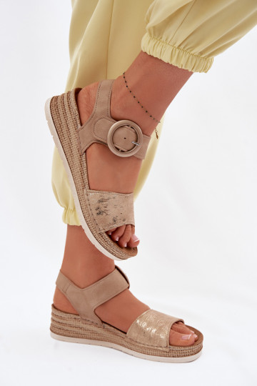 Damensandalen Inblu RV000013 braune Farbe