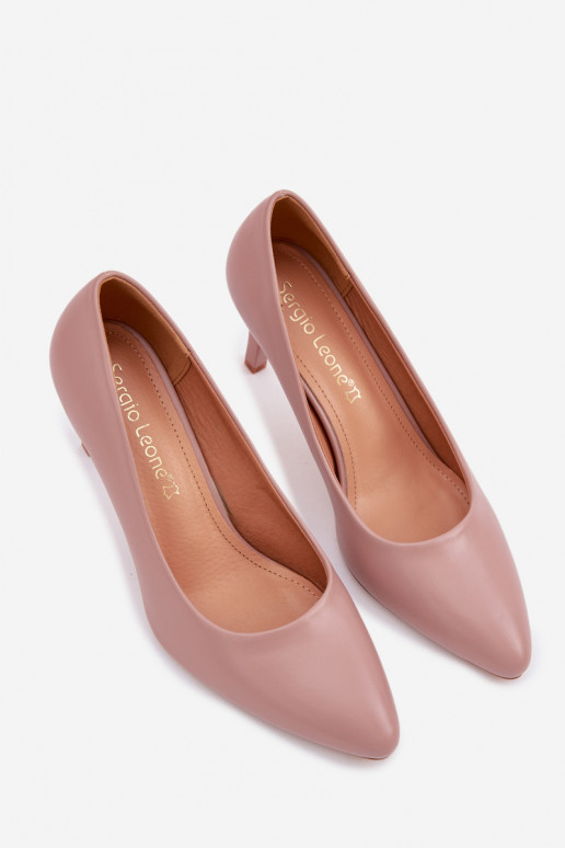 hochhackige Schuhe Eko Haut Sergio Leone 1336 LaZuendoZue