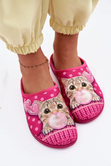 Hausschuhe Feminin KätzchenGumą BalonoZuą Inblu EC000093 pinke Farbe 2