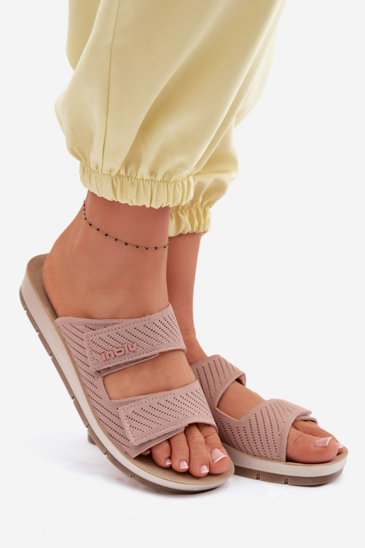 Damenhausschuhe INBLU AG000015 pinke Farbe