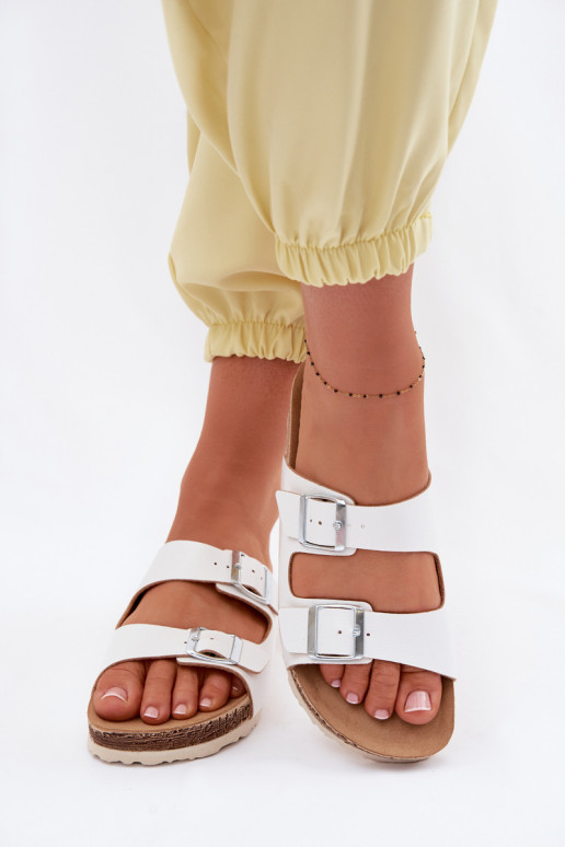 Damenhausschuhe mit Schnallen Inblu NM000039 Zueiße Farbe