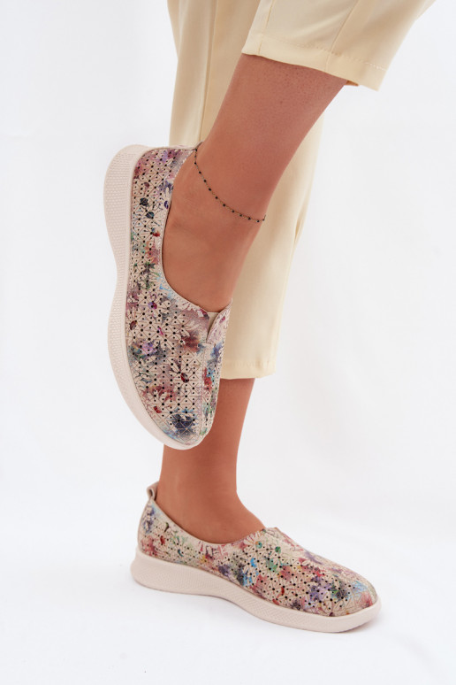 Durchbrochenes INildleder Schuhe Feminin Verschiedene Farben Eliva