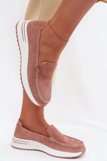 Pevina rosa Wildlederschuhe für Damen
