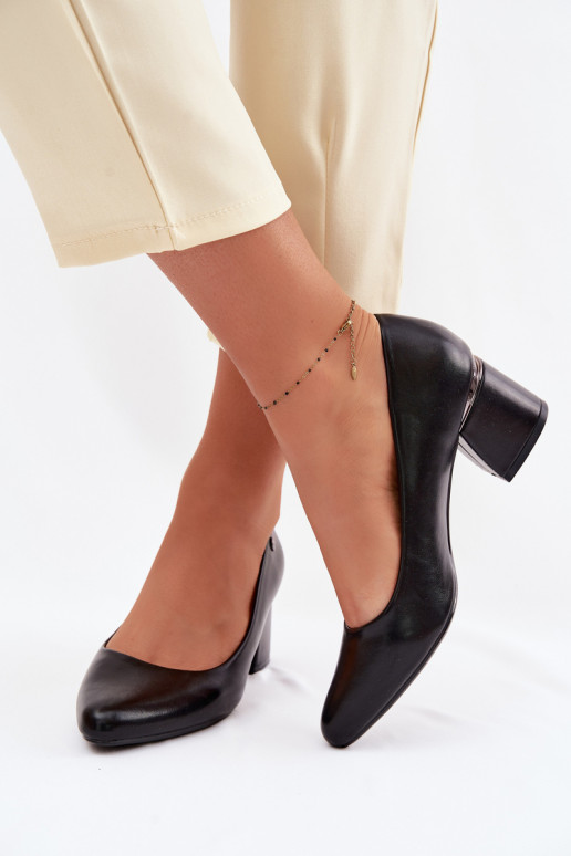 Schuhe mit Absätzen Vinceza 62292 schZuarze Farbe