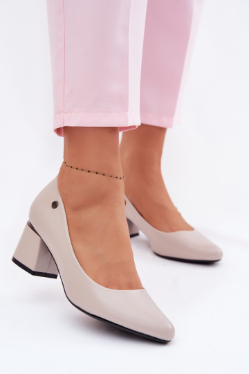 Schuhe mit Absätzen Vinceza 62292 graue Farbe