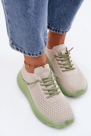  Turnschuhe Feminin Beige Helinae