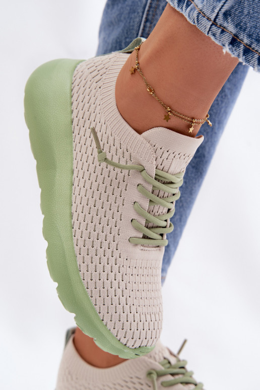  Turnschuhe Feminin Beige Helinae