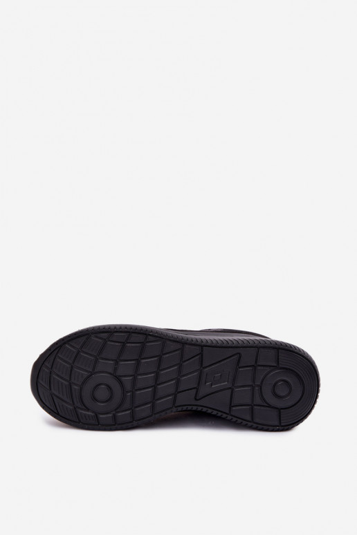 Turnschuhe Unisex LOTTO CONNECT 2400001 SchZuarz und-graue Farbe