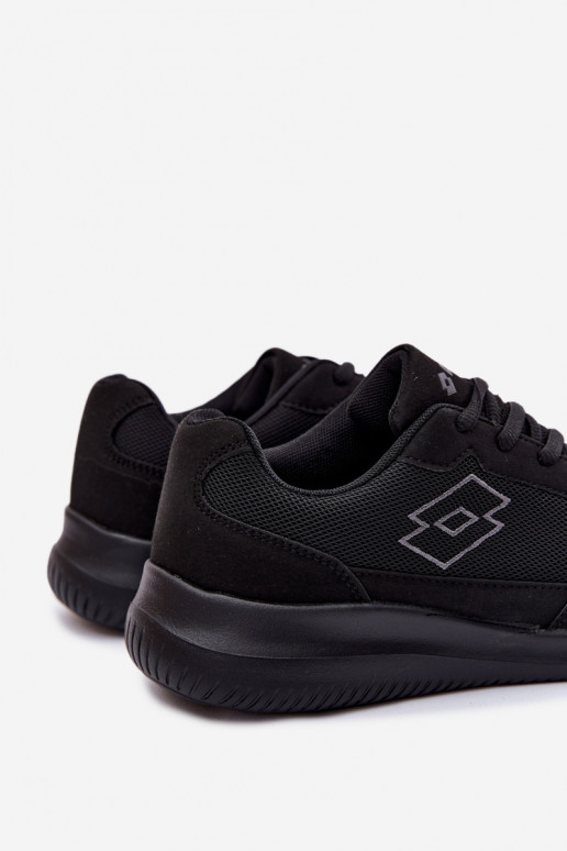 Turnschuhe Unisex LOTTO CONNECT 2400001 SchZuarz und-graue Farbe