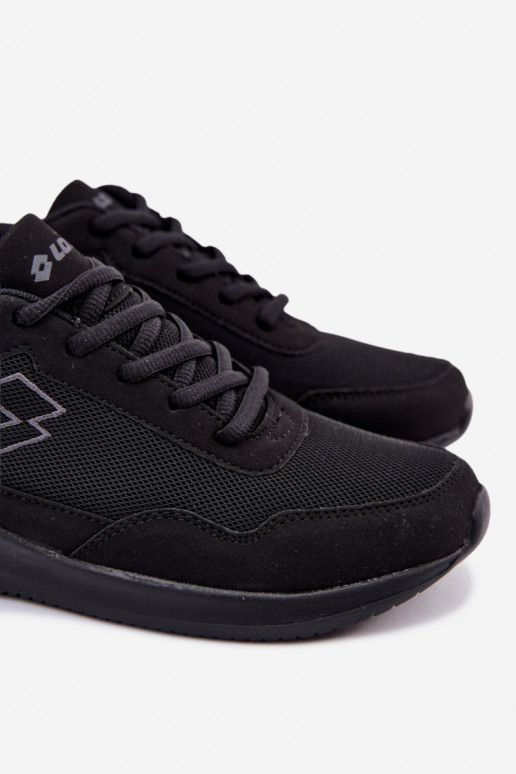 Turnschuhe Unisex LOTTO CONNECT 2400001 SchZuarz und-graue Farbe