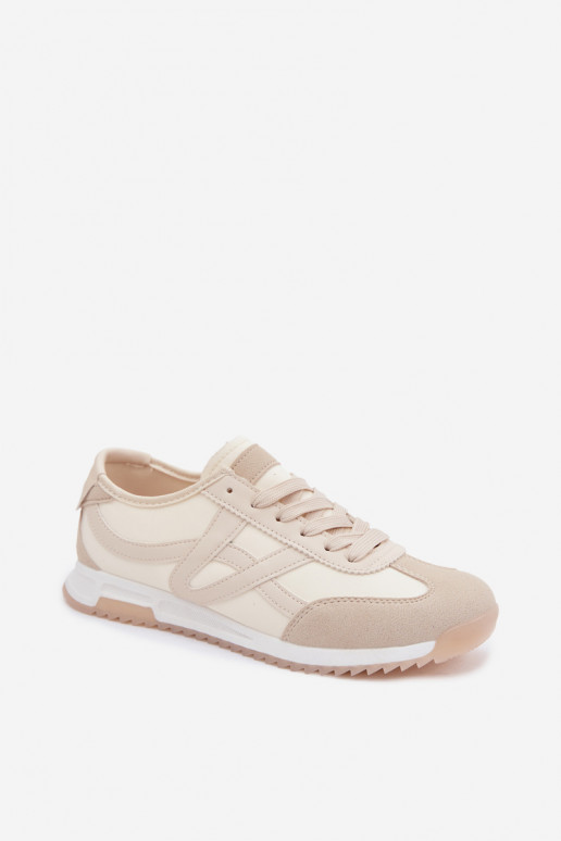 Sneakers Stilvollllschuhe Feminin Vinceza 11674 Beige