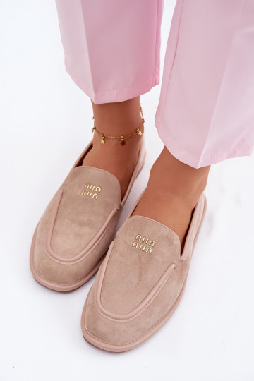 gleichschenklig Mokassins für DamenLamóZuką Vinceza 62271 Beige